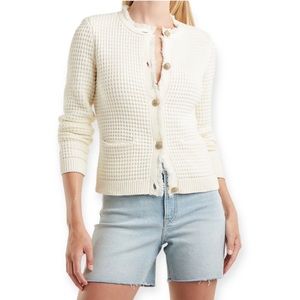 Express Textured Embellished Sweater Jacket